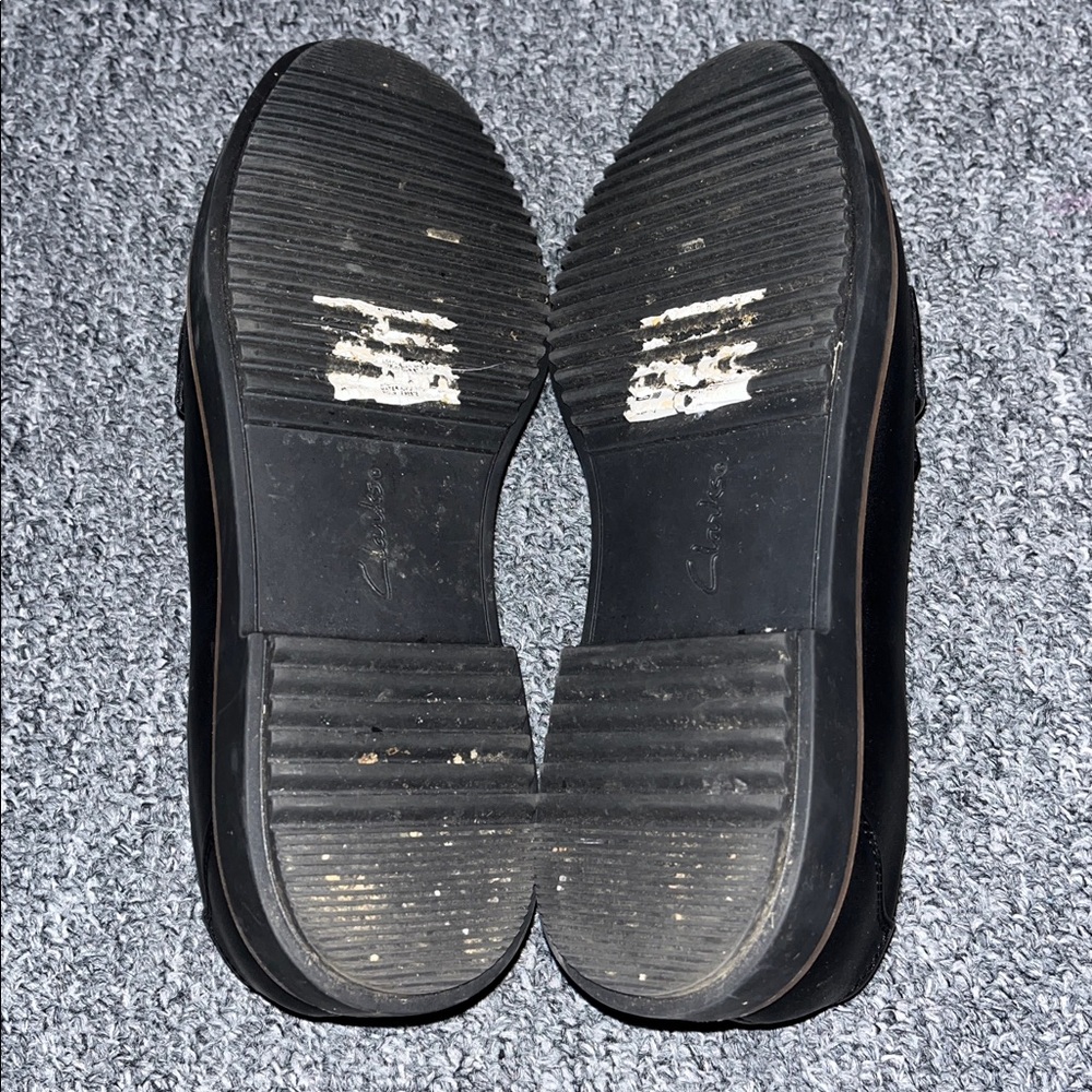 Women’s Clark’s Raisie Arlie Black Loafer Shoes - Picture 6 of 6